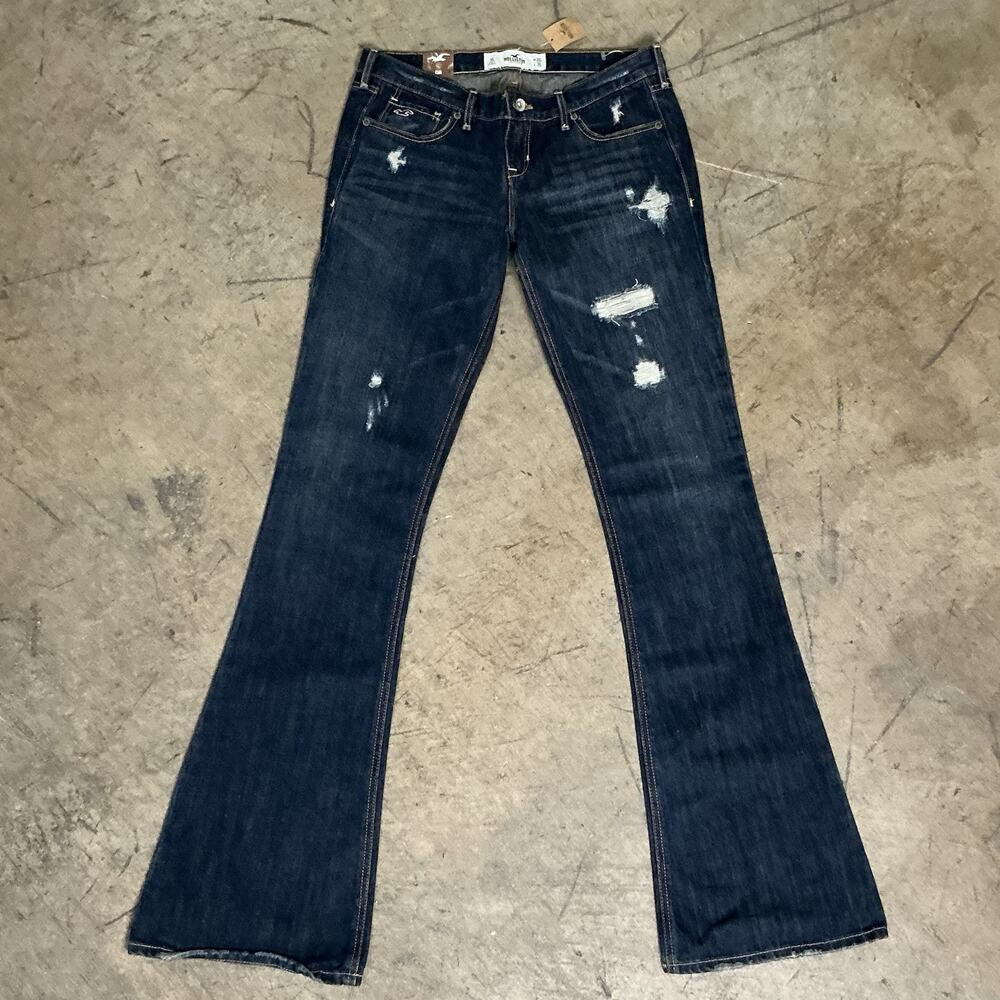 2000s Y2K Vintage DEADSTOCK Hollister Low-rise Flared Jeans New with Tags